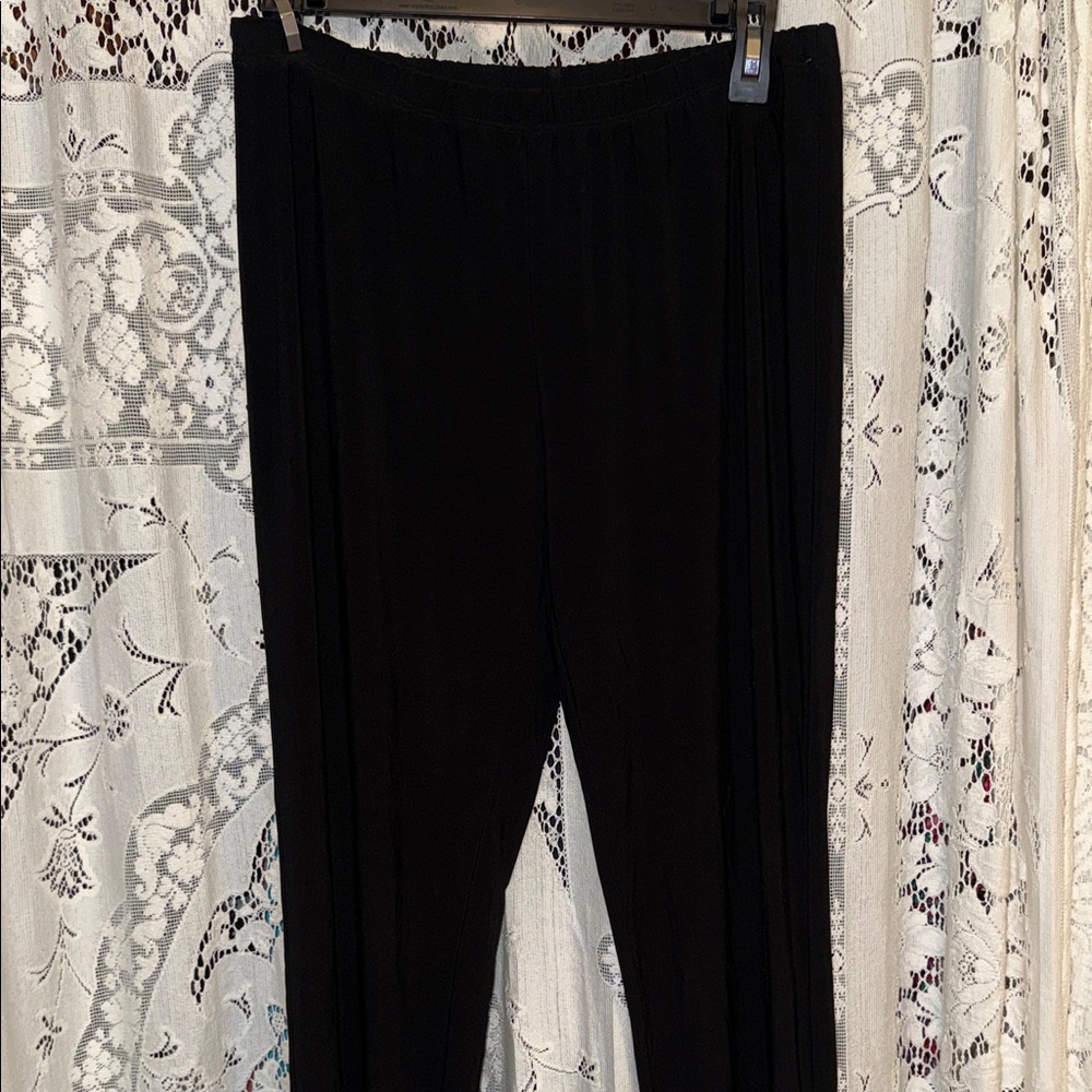 Clara Sun Woo Classic Black Straight Leg Pants‎